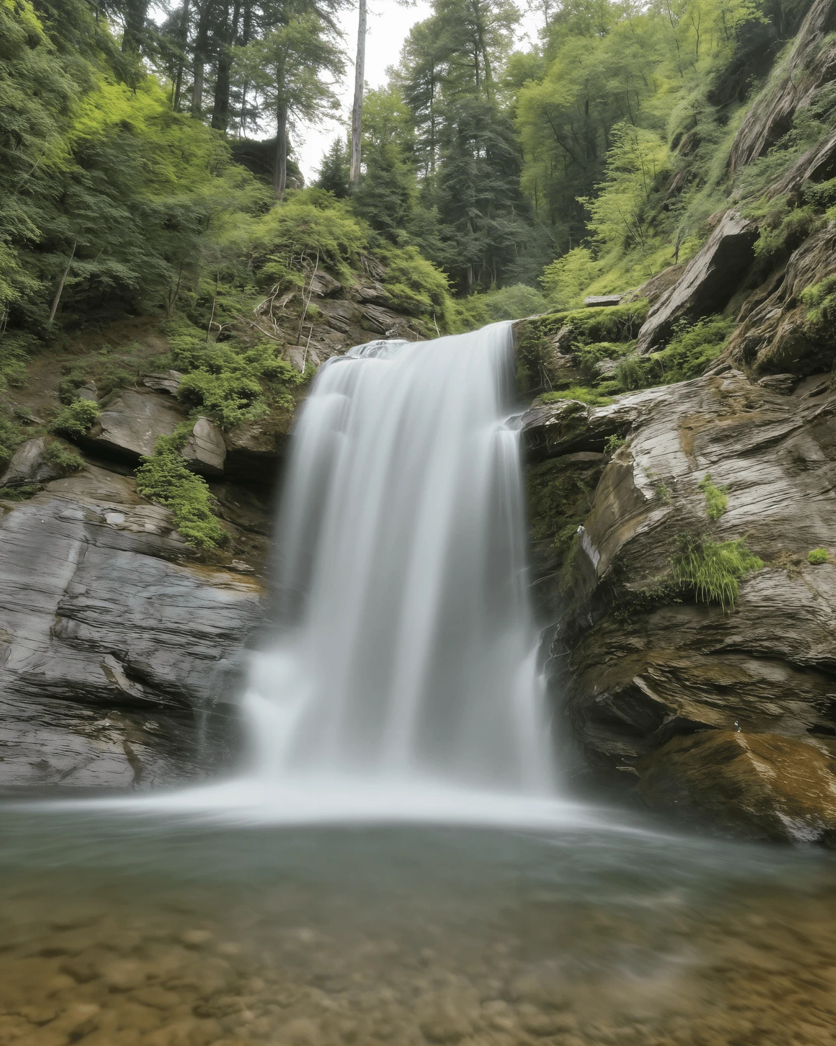 A landscape photograph enlarged by Ultra Upscale 8X - after