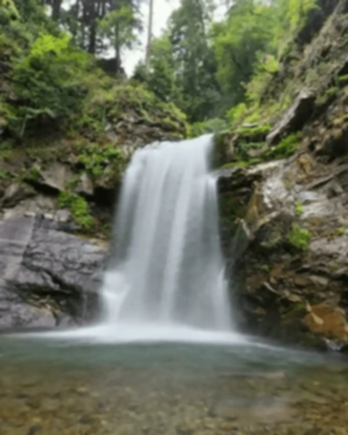 A landscape photograph enlarged by Ultra Upscale 8X - before
